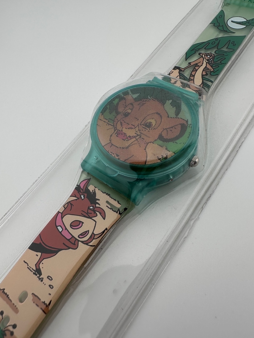 Vintage 1990s Disney The Lion King Holographic Watch Unopened NOS